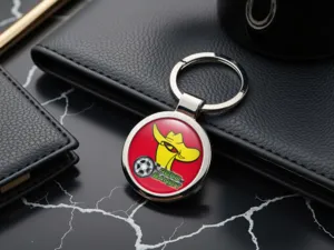 Cute Custom Made Keychains Metallic Sturdy Style